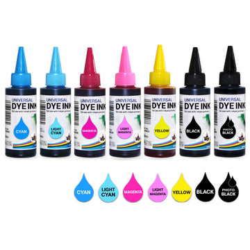 Ink refill bottles full range