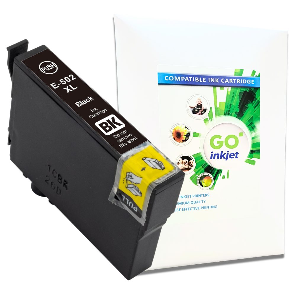 Compatible Epson 502 XL Black Ink Cartridge