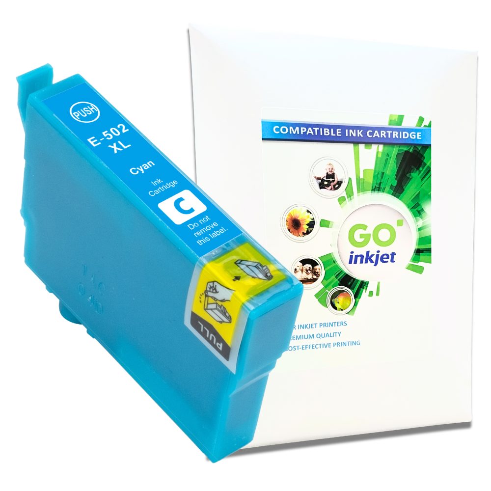 Compatible Epson 502 XL Cyan Ink Cartridge
