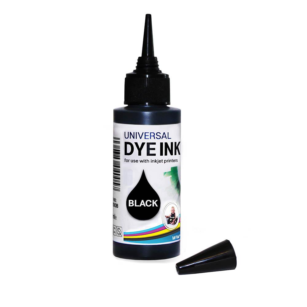Black Printer Ink Refill Bottle 100ml