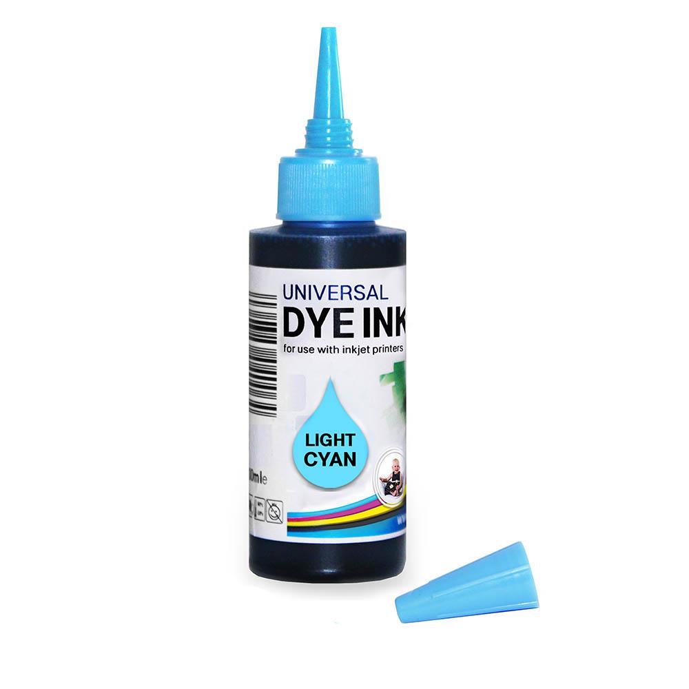 Light Cyan Printer Ink Refill Bottle 100ml