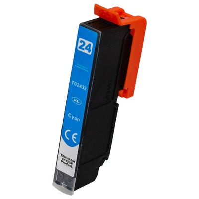 Cartouche d'encre cyan compatible Epson 24 T2432