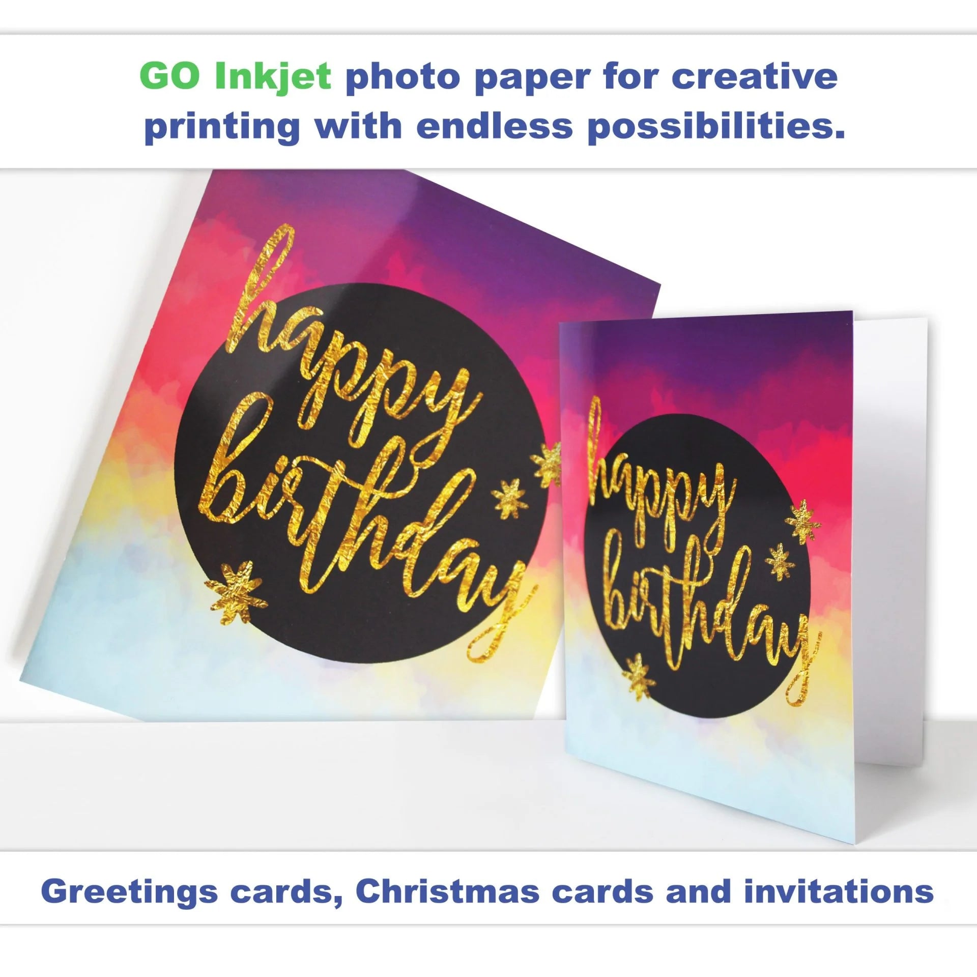 GO Inkjet A3 Fotopapier glänzend 200 g/m² 100 Blatt 