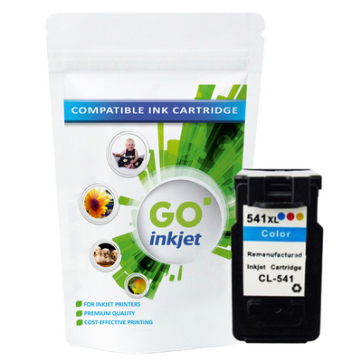 Canon CL-541XL Compatible Colour Ink Cartridge | High Yield Remanufactured | GO Inkjet